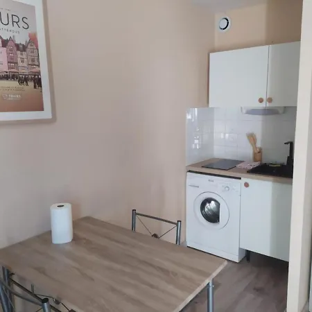 T1 Chaleureux 2 Couchages Appartement Tours