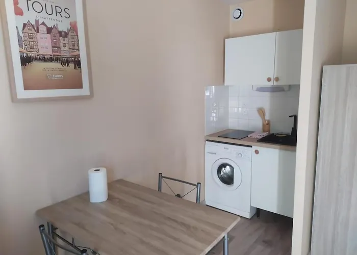 T1 Chaleureux 2 Couchages Apartamento Tours